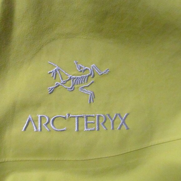 Arc'teryx Mens Size L Alpha SV Gortex Pro Vision Hooded  Jacket Yellow - Picture 4 of 11